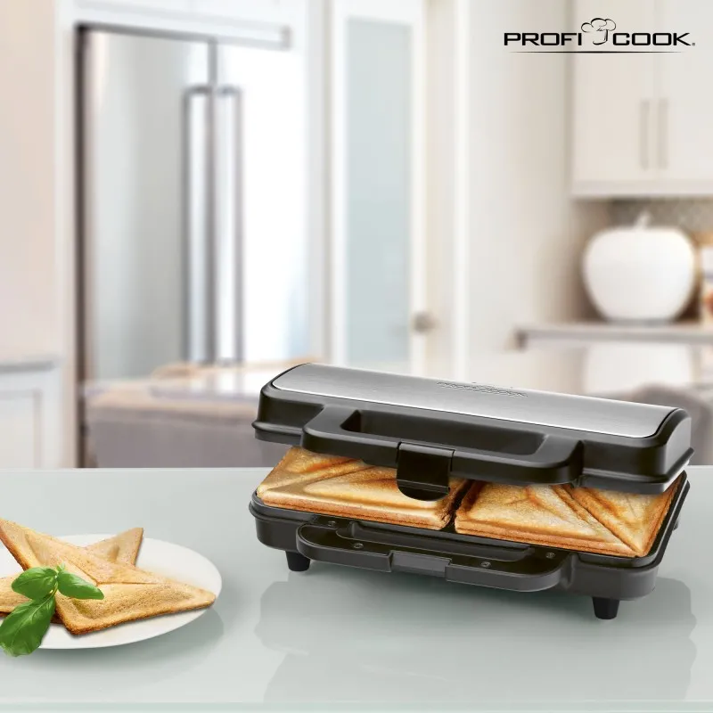 Сендвічниця ProfiCook PC-ST 1092 : ідеальні гарячі сендвічі за лічені хвилини